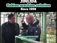 ابعاد شبکه 80x100mm، سرعت 195m/h، خط تولید گابيون اتوماتيك GLD-2