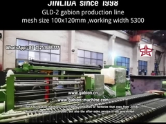 GLD-2 خط تولید گابیون کنترل خودکار PLC با سرعت بالا