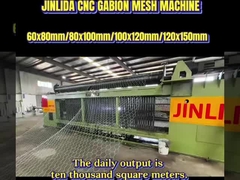 دستگاه توری گابیون CNC JINLIDA: تولید روزانه 10000 متر مربع