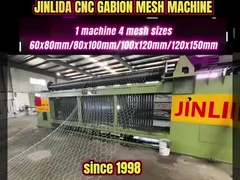 تولید شبكه گابيون چند اندازه: ماشین CNC JINLIDA