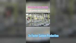 دستگاه مش گابیون CNC JINLIDA | 2–3 برابر تولید سریعتر | مستقیم کارخانه