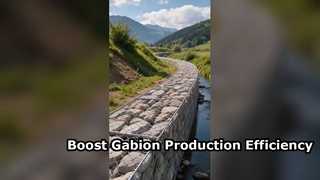 چگونه Gabion Mesh از دامنه های رودخانه محافظت می کند!