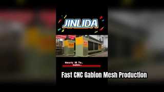 دستگاه مش گابیون CNC JINLIDA | عملیات ساده، تولید سریع