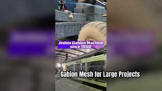 مش و ماشین آلات گابیون با کیفیت بالا | JINLIDA برای حفاظت از زیرساخت، شیب و ساحل رودخانه