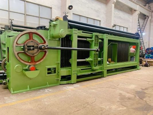 خرید 3300 میلی متر عرض دو چرخش PLC دستگاه کنترل گابیون تشک 66*88 میلی متر گابیون رنو ساخت آنلاین